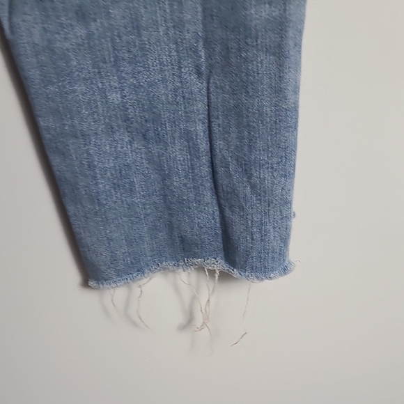 ADRIANO GOLDSCHMIED The Mid Rise Stevie Capri Slim Straight Soft Denim Size 31 - Picture 10 of 14